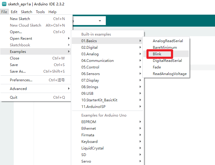 Download Arduino IDE_example